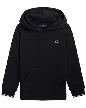 Fred Perry Twin Tipped Hoody - Black