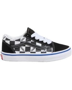 Vans "Old Skool Logo Check" Snekaer - Black