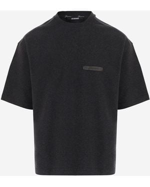 Jacquemus Cotton T-Shirt T-Shirts & Jerseys - Black