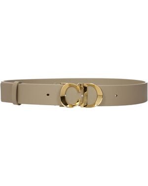 Dior Belt Leather - Natural