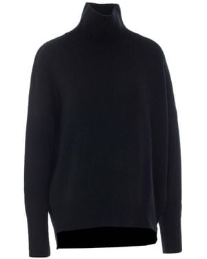 Lisa Yang Heidi Cashmere Turtle-Neck Sweater - Blue