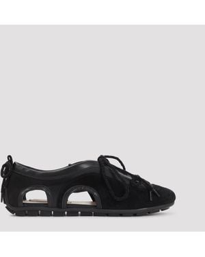 Simone Rocha Cutout Ballerina Grip Getrainde Sneakers - Zwart