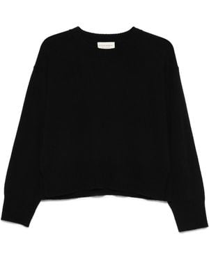 Officine Generale Nicky Cashmere Crewneck - Black