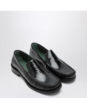 VINNY'S Leather Micahel Moccasins - Black
