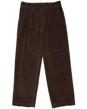 Nine:inthe:morning Pleated Chino Trousers - Grey