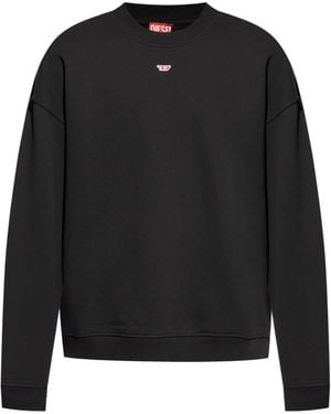 DIESEL Katoenen Sweater - Zwart