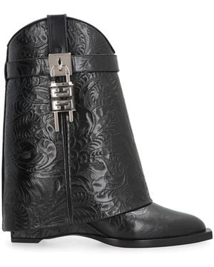 Givenchy Lock Cowboystiefel - Schwarz