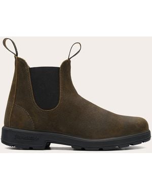 Blundstone 1615 Dark Waxed Suede - Brown