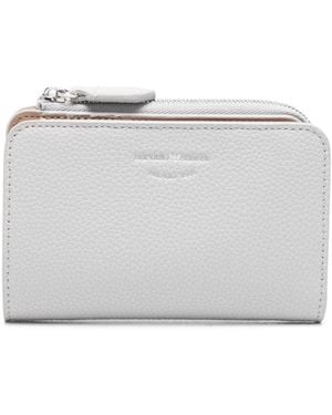 Emporio Armani Portafoglio con logo goffrato - Grigio