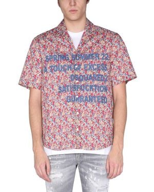 DSquared² Bowling Shirt - Red