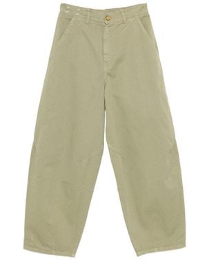 Alysi Barrel Denim Jeans - White