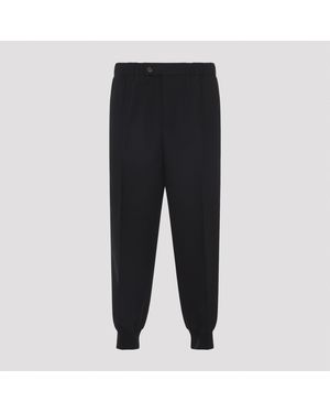 Lanvin Tapered Tailored Trousers - Schwarz