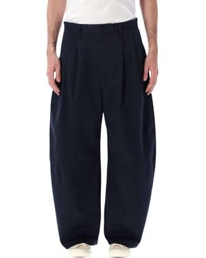 Comme des Garçons Wide Leg Trousers Cotton - Blue