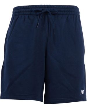 New Balance Sport Essentials French Terry Short 7 Nb - Blue