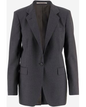 Tagliatore Stretch Wool Jacket - Grey