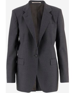 Tagliatore Chaqueta de lana elástica - Gris