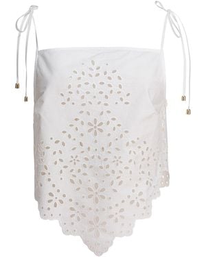 Self-Portrait Tops - White