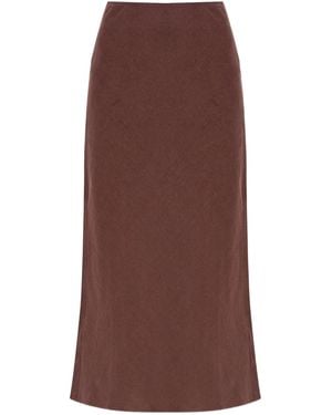 Samsøe & Samsøe Saagneta Long Skirt - Brown