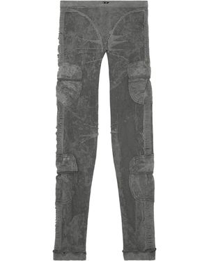DIESEL Awsb-Seema-Wt02 Leggings - Grau