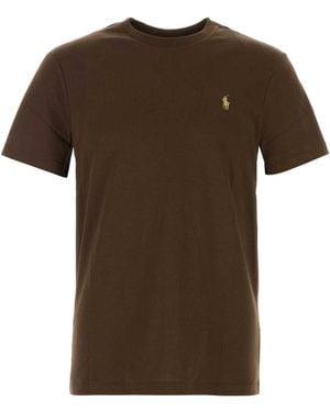 Polo Ralph Lauren Chocolate Cotton T Shirt - Brown