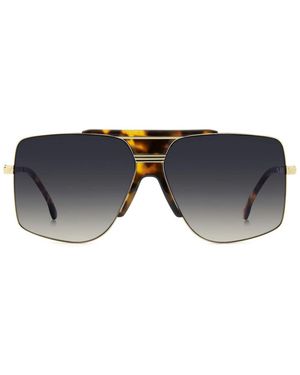 Victoria Beckham Zonnebril Vb 7006/s 2 Ik08 Goudbruin/blauw Gradiënt Dames - Grijs
