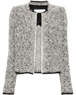 IRO Hazela Cotton Blend Jacket - Grey