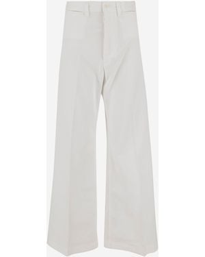 Polo Ralph Lauren Stretch Cotton Pants - White