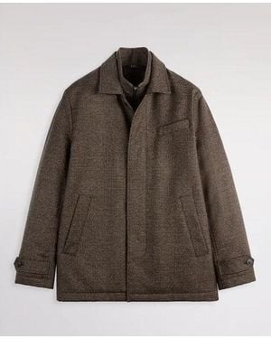 Fay Short Morning Coat - Brown