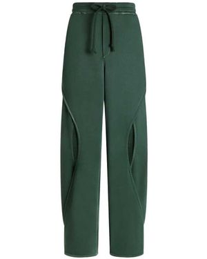 Dolce & Gabbana Hose Aus Behandeltem Jersey - Grün