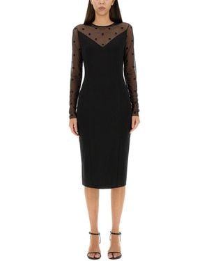 Givenchy Dress With 4G Pattern - Black