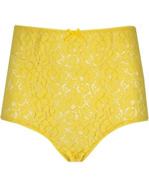 Laura Urbinati Lace Culotte - Yellow