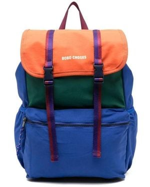 Bobo Choses Bobo Kiest Voor Rugzak Met Logo - Blauw