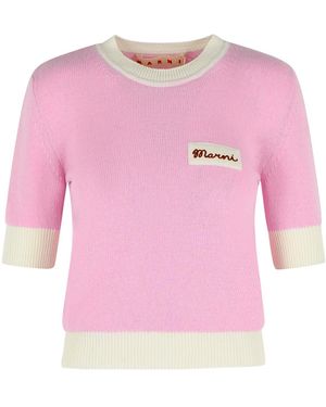Marni Wool Blend Jumper - Pink