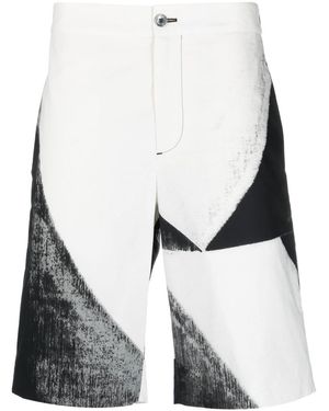 McQueen Brushstroke Shorts - Zwart