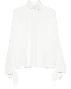 Emporio Armani Crepe Blouse - White