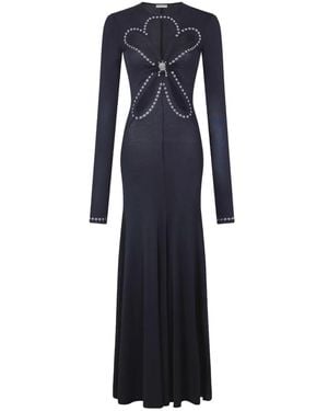 Rabanne Cut-Out Evening Dress - Blue