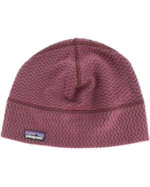 Patagonia Recycled Polyester Fleece Beanie - Purple