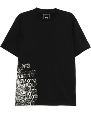 Y-3 Gfx Ss Tee - Black