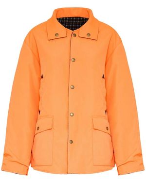Maison Margiela Snap-Button Jacket - Orange