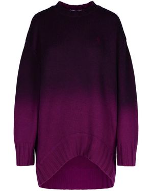 The Attico Attico Purple Woll Mischkleid - Lila