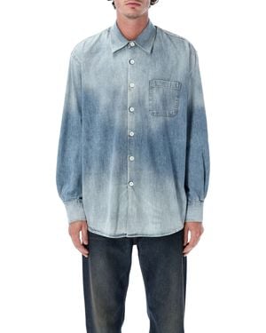 Our Legacy Oversized Vintage Denim Shirt - Blue