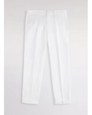 Fay Slim Fit Trousers - White
