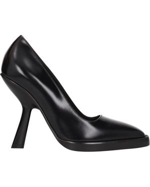 Ferragamo Black Leather Broch