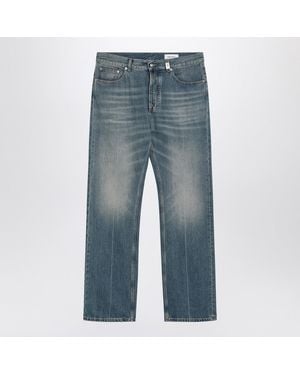 McQueen Faded Jeans - Blue