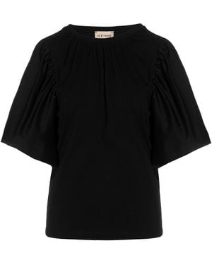 Le twins Asia T Shirt Nero-Donna