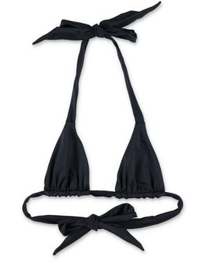 Let's Swim Triangle Bikini Top - Black