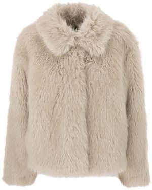 Weekend by Maxmara Brenta1234 Soft Effect Crop Jacke - Natur