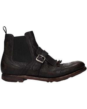 Church's Boots/Ebony Leather - Black