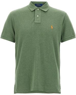 Polo Ralph Lauren Logo -borduurwerk Poloshirt - Groen