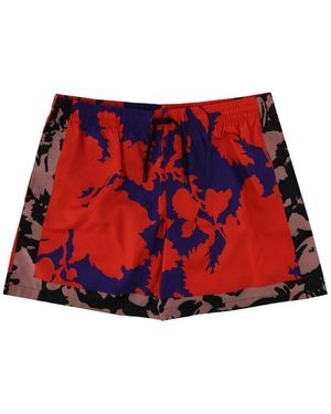 Dries Van Noten Floral Print Swimsuit - Red